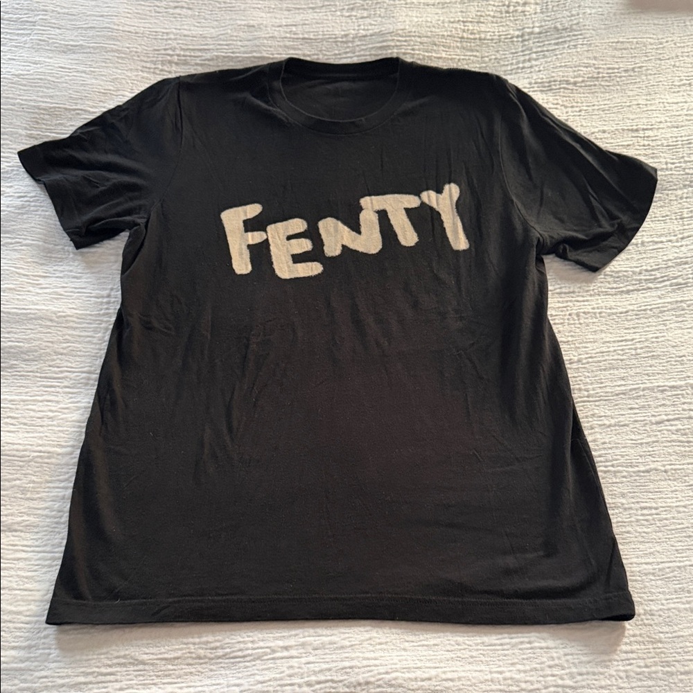 Fenty Beauty Black Unisex Tee with Bold Logo